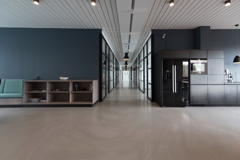 Modern technology office workspace